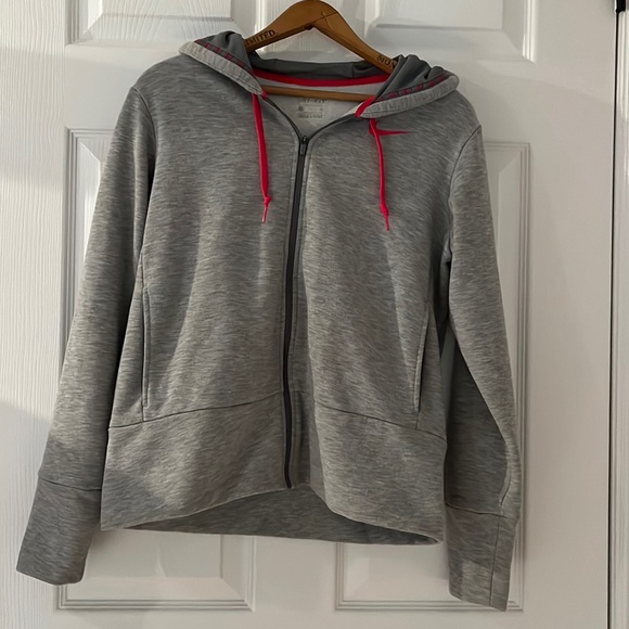 ✨HP✨ Nike Dri-FIT zip up hoodie, S. Soft. EUC. Mesh lining on hood & pockets. - Picture 1 of 7